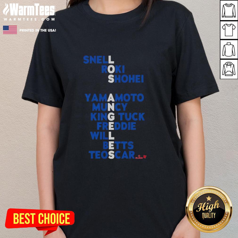 Nice Los Angeles Names 2026 T-Shirt - Image 3