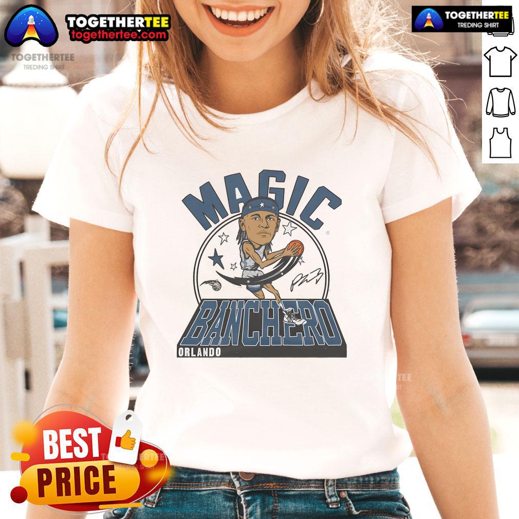 Official Magic Paolo Banchero Signature T-Shirt - Image 3