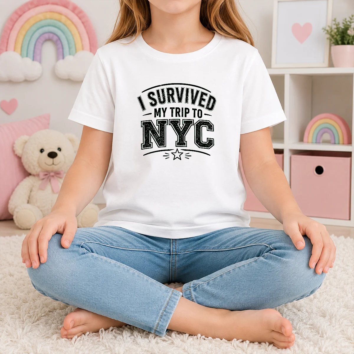 Premium I Survived My Trip To NYC Funny Tee Line Art Shirt - Image 6