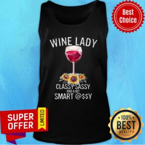 Alternative view of Wine Lady Classy Sassy Smart Shirt
