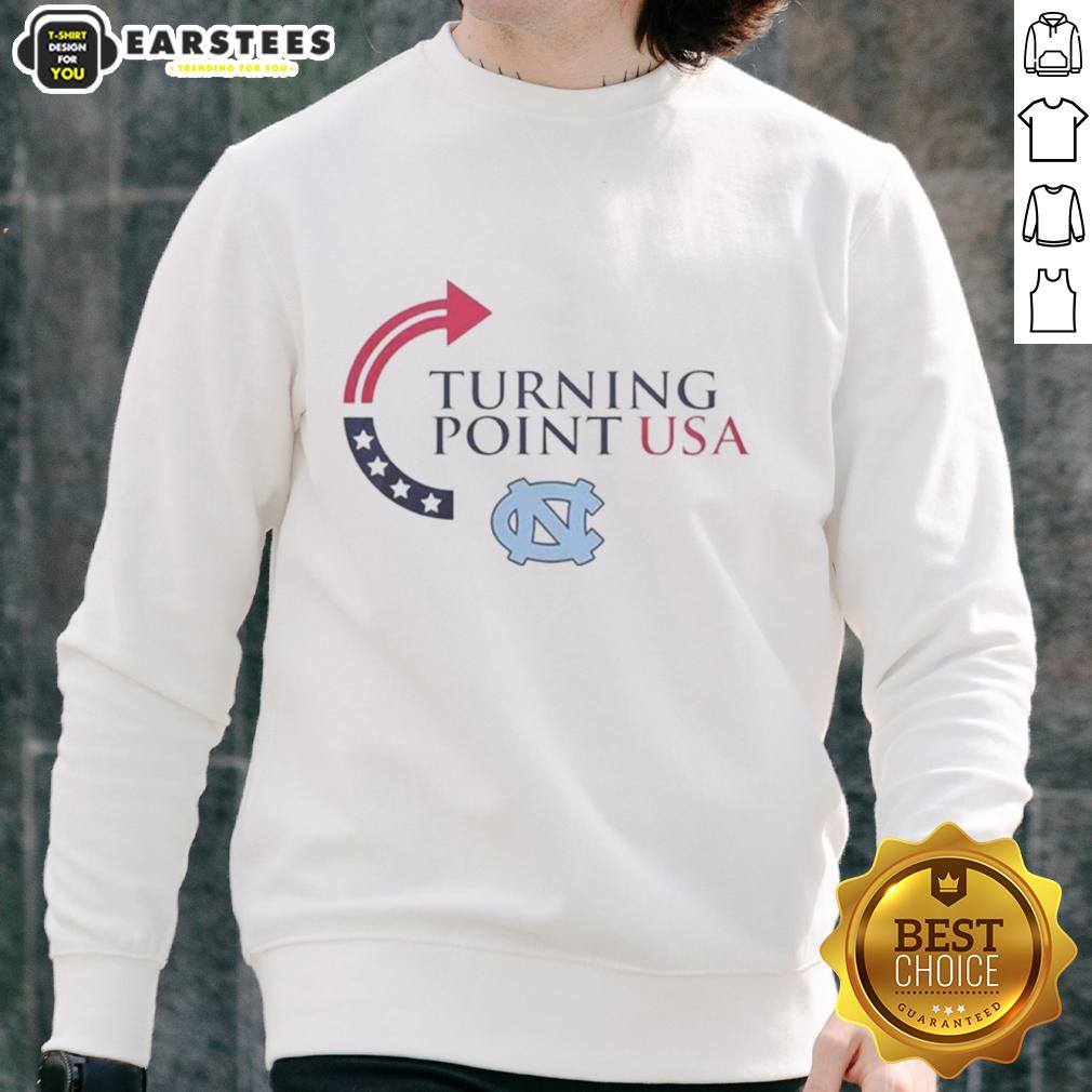 Premium North Carolina Tar Heels X Freedom Turning Point Usa Charlie Kirk T-Shirt - Image 5