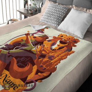 Alternative view of Good Disney Cartoon Robin Hood Blanket Fleece Customized Blanket