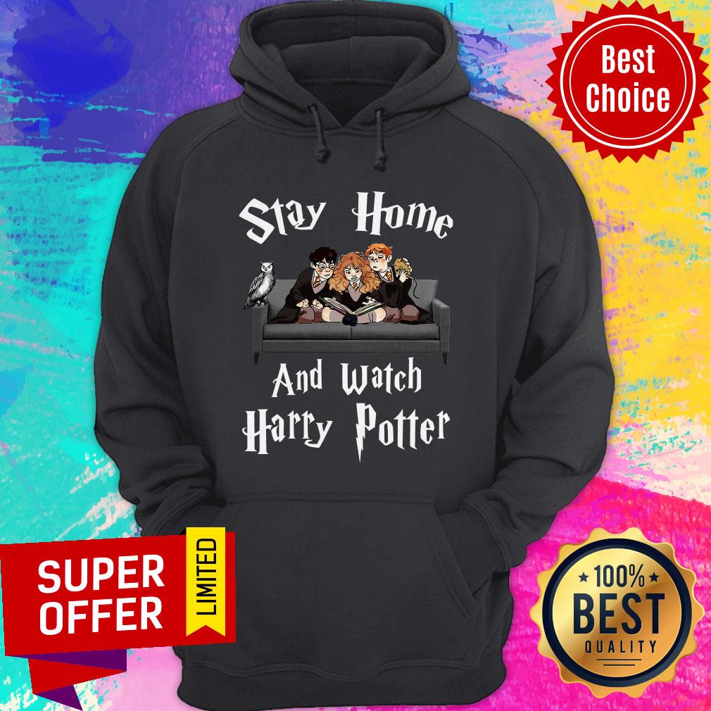 Premium Stay Home And Watch Harry Potter Face Mask Shirt - Image 2