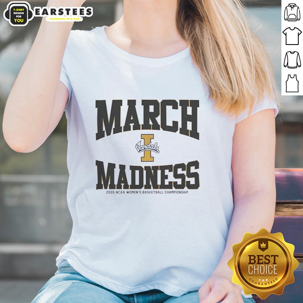 Hot Idaho Vandals March Madness 2026 NCAA Women's Basketball Championship T-Shirt - Image 3