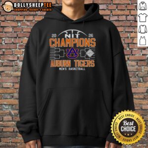 Alternative view of Official Auburn Tigers Men's Basketball NIT 2026 Champions T-Shirt