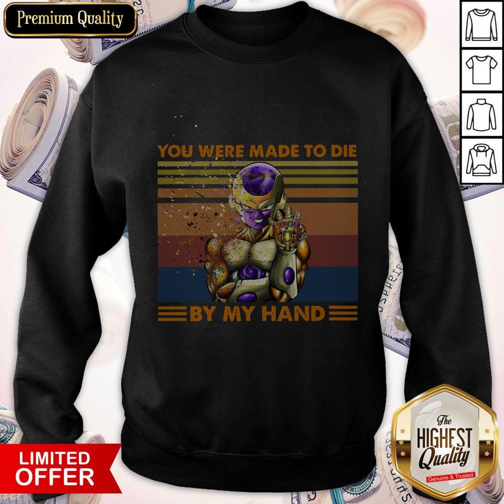 Frieza Infinity Gauntlet You Were Made To Die By My Hand Vintage Shirt - Image 4