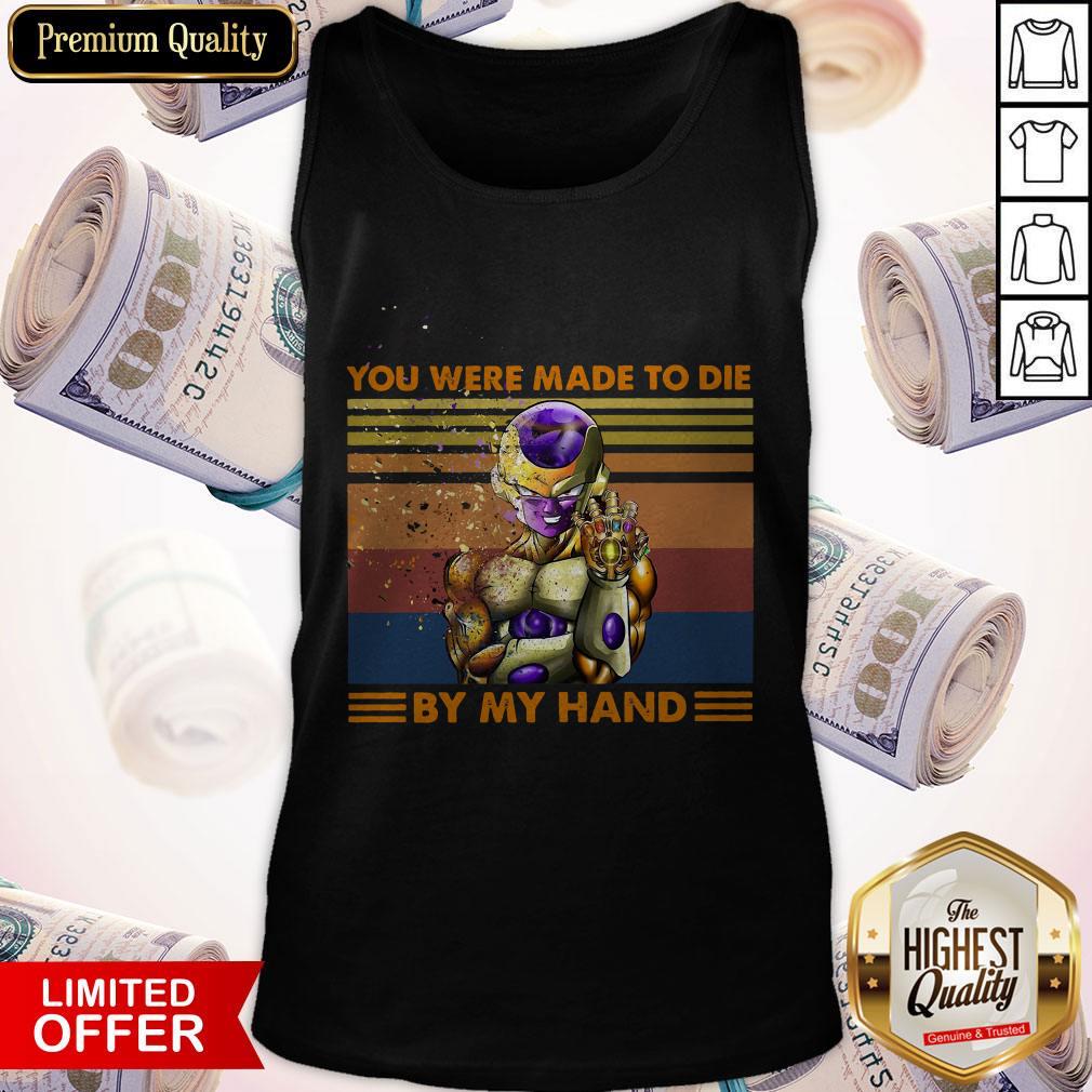 Frieza Infinity Gauntlet You Were Made To Die By My Hand Vintage Shirt - Image 3