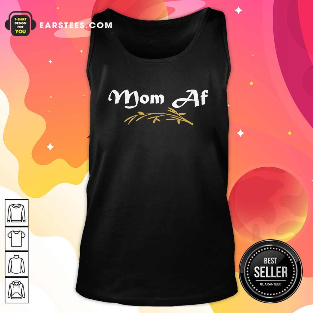 Hot MOM AF Mother Momlife Parent Trendy Shirt - Image 4