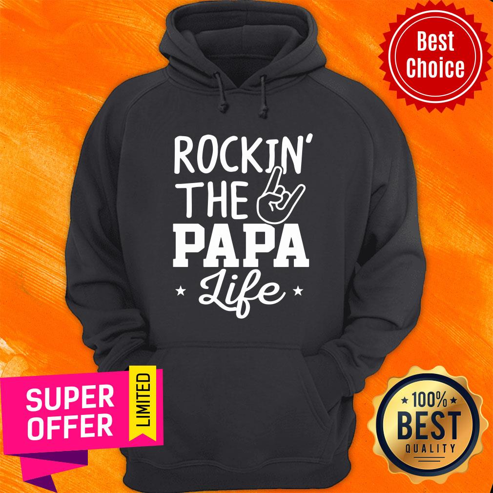 Hot Rockin’ The Papa Life Shirt - Image 5