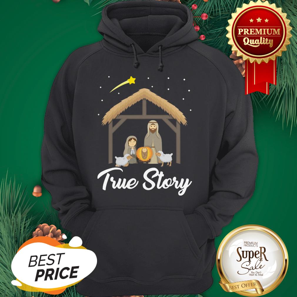 True Story Nativity Christmas Christians Shirt - Image 5
