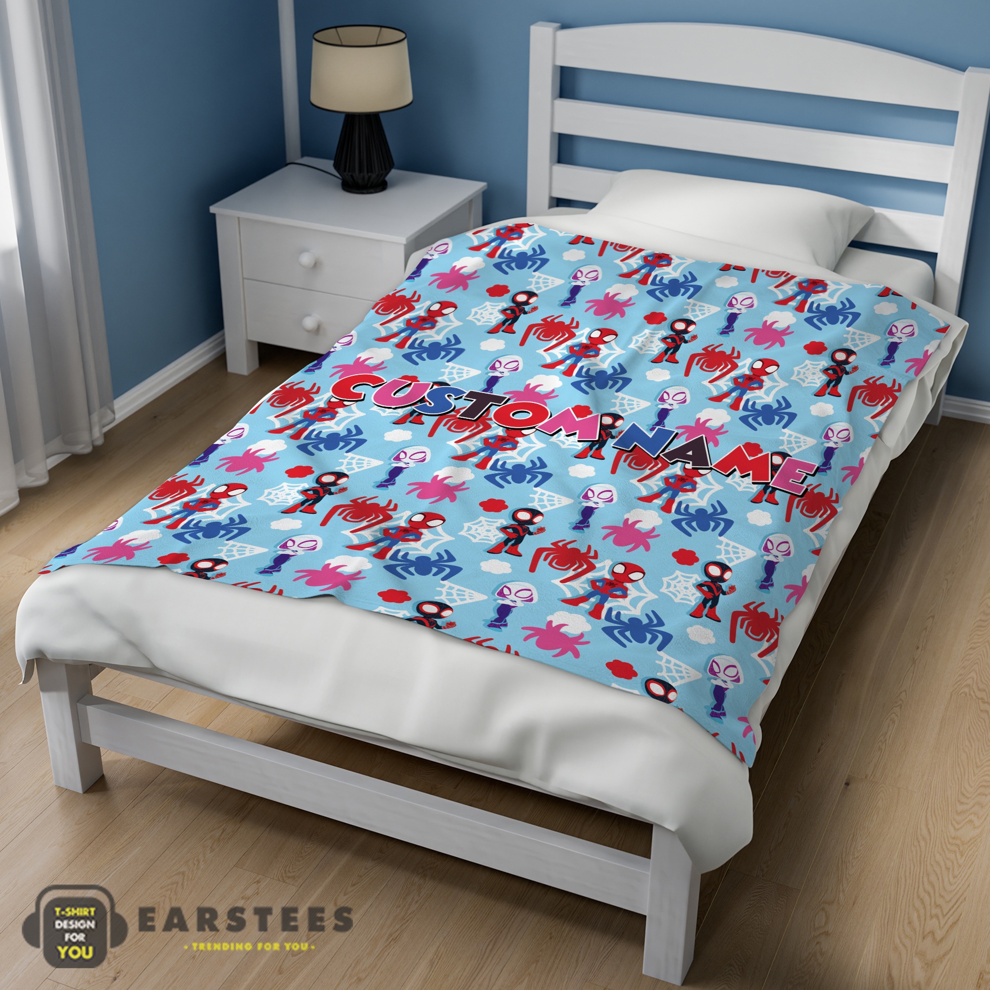 Good Marvel Superhero Spidey and His Amazing Friends Birthday Cute Blanket Fleece Customized Blanket - Image 3