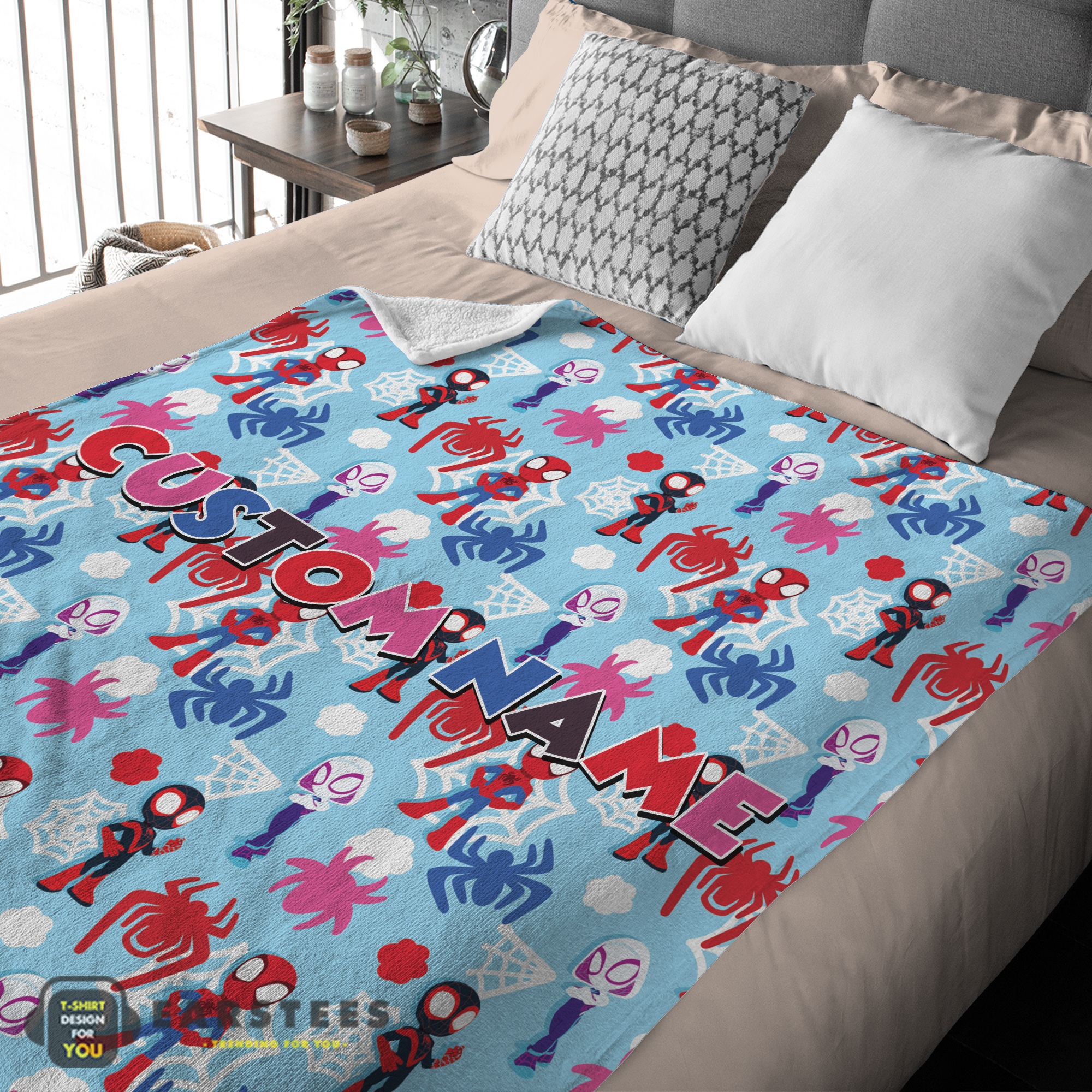 Good Marvel Superhero Spidey and His Amazing Friends Birthday Cute Blanket Fleece Customized Blanket - Image 2