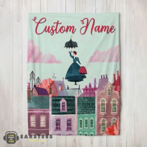 Good Mary Poppins Film Classic Movie Blanket Fleece Customized Blanket