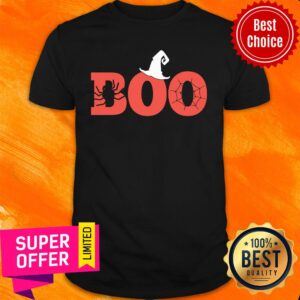 Boo Spide Witch Hat Halloween Shirt