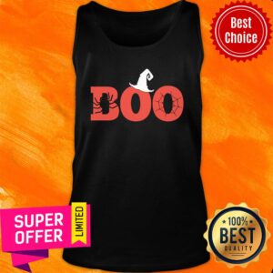 Alternative view of Boo Spide Witch Hat Halloween Shirt