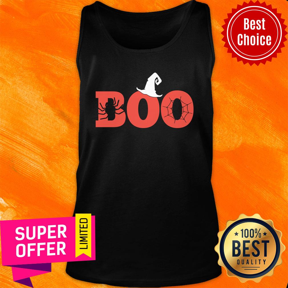 Boo Spide Witch Hat Halloween Shirt - Image 2