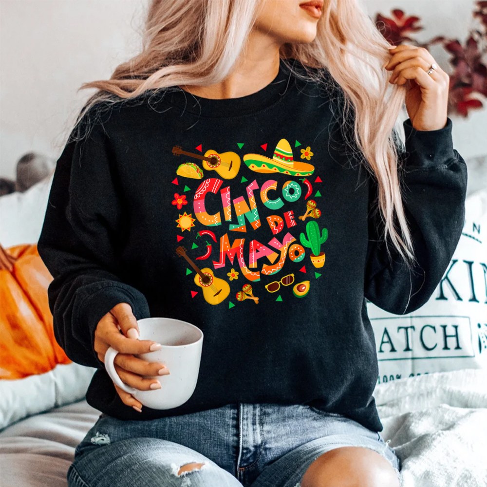 Cinco De Mayo Fiesta Surprise Camisa 5 De Mayo Viva Mexico Shirt - Image 2