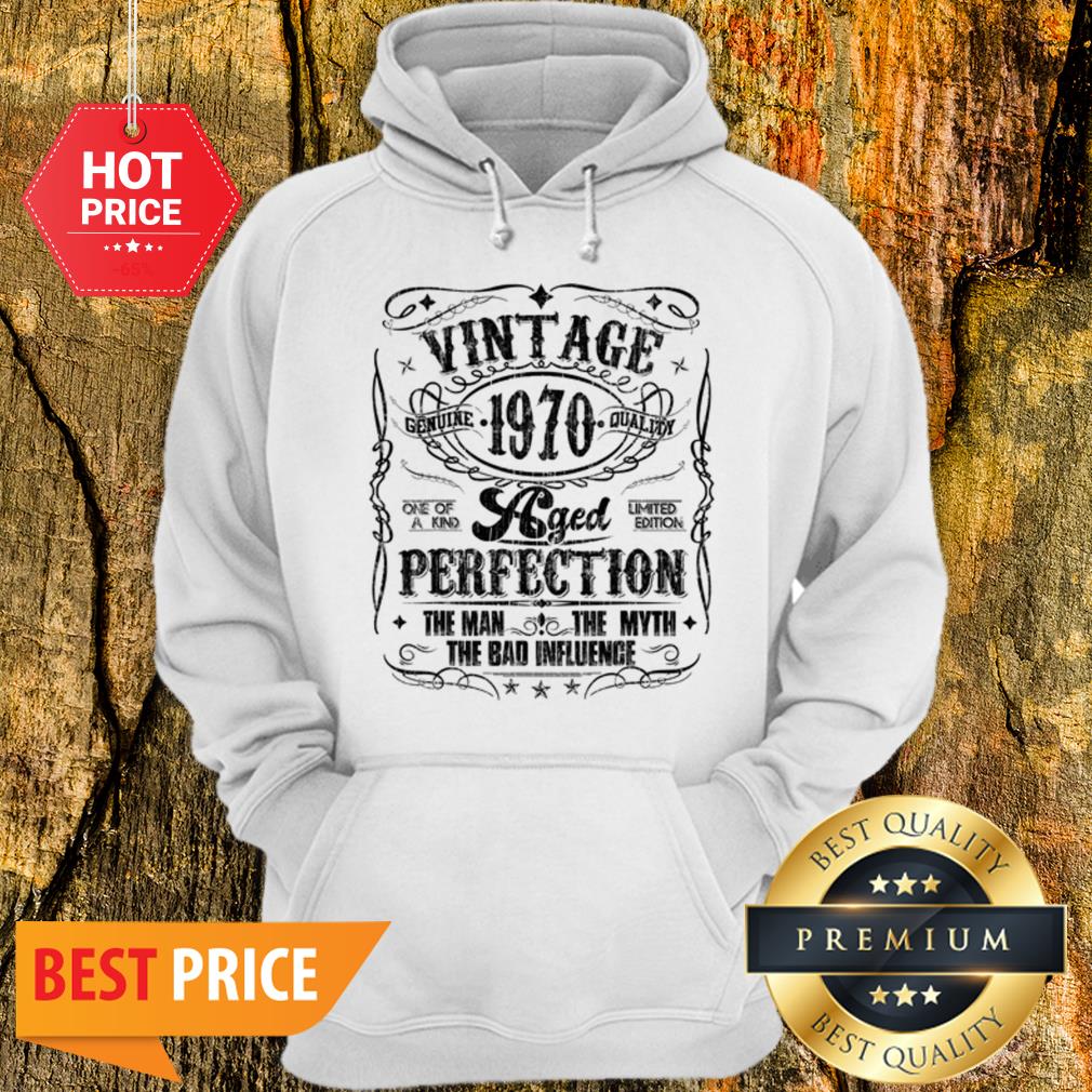 Vintage Genuine Quality 1970 Perfection The Man The Myth Shirt - Image 5