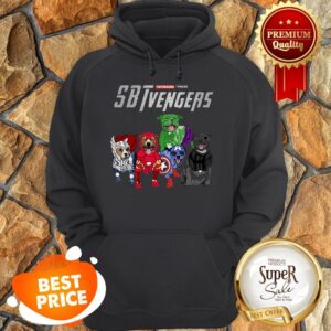 Alternative view of Nice Staffordshire Bull Terrier SBTvengers Avengers Endgame Shirt