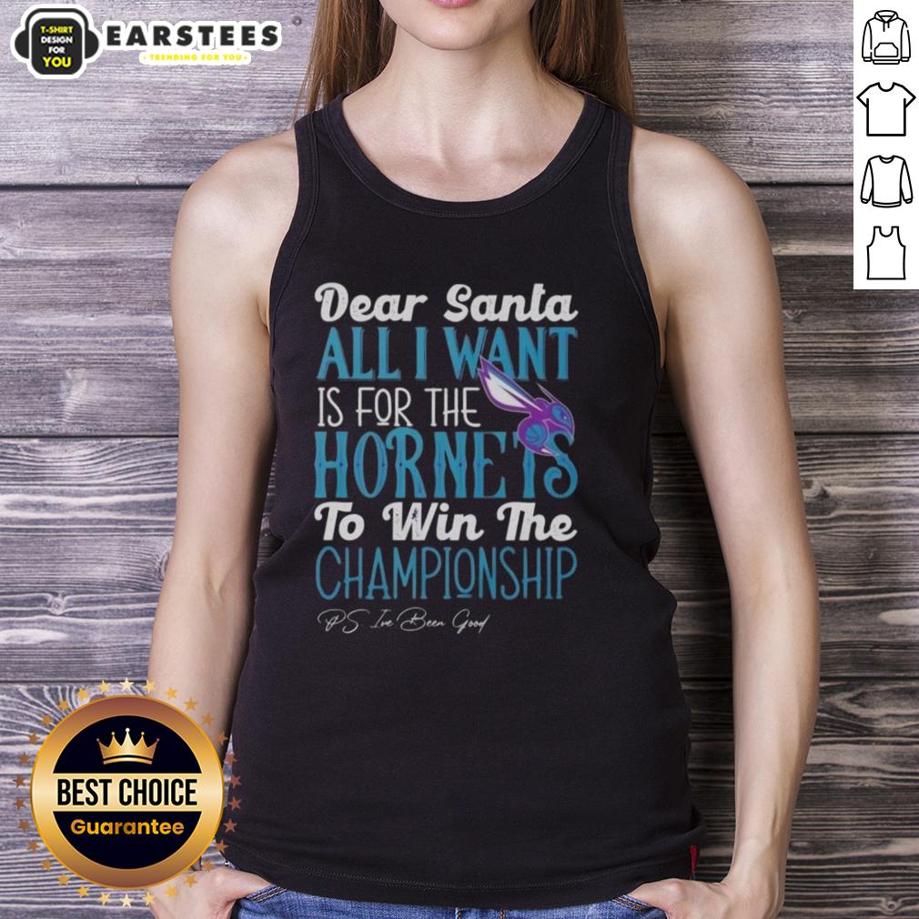 Awesome Dear Santa All I Want Is For The Charlotte Hornets To Win The Championship T-Shirt - Image 4