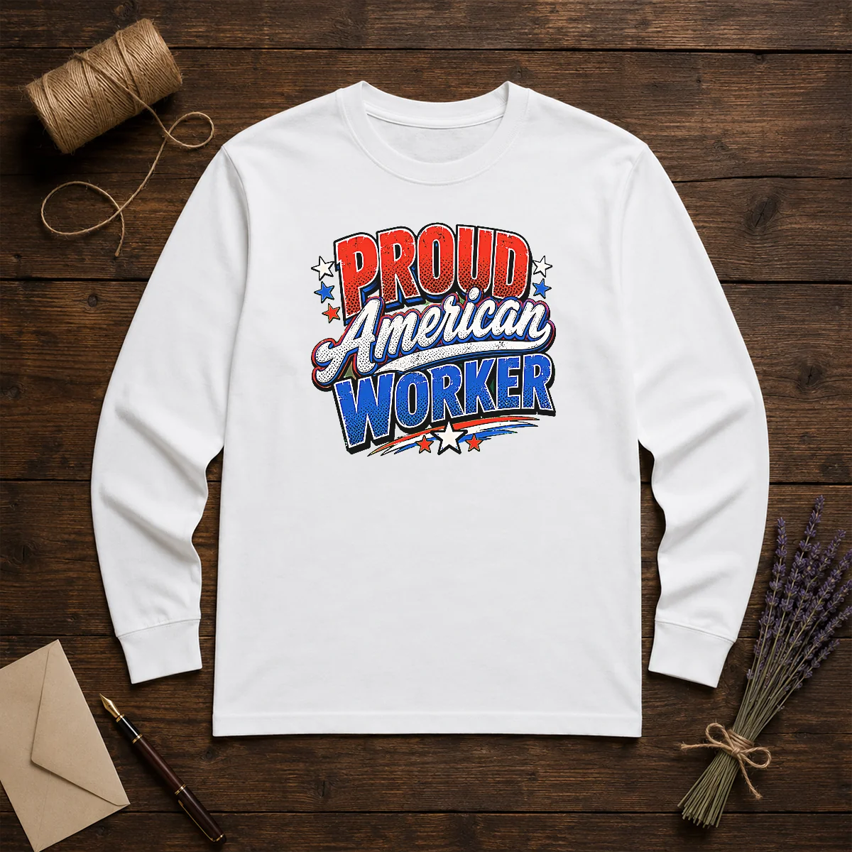 Premium Proud American Worker Labour Day Pop Art Shirt - Image 5