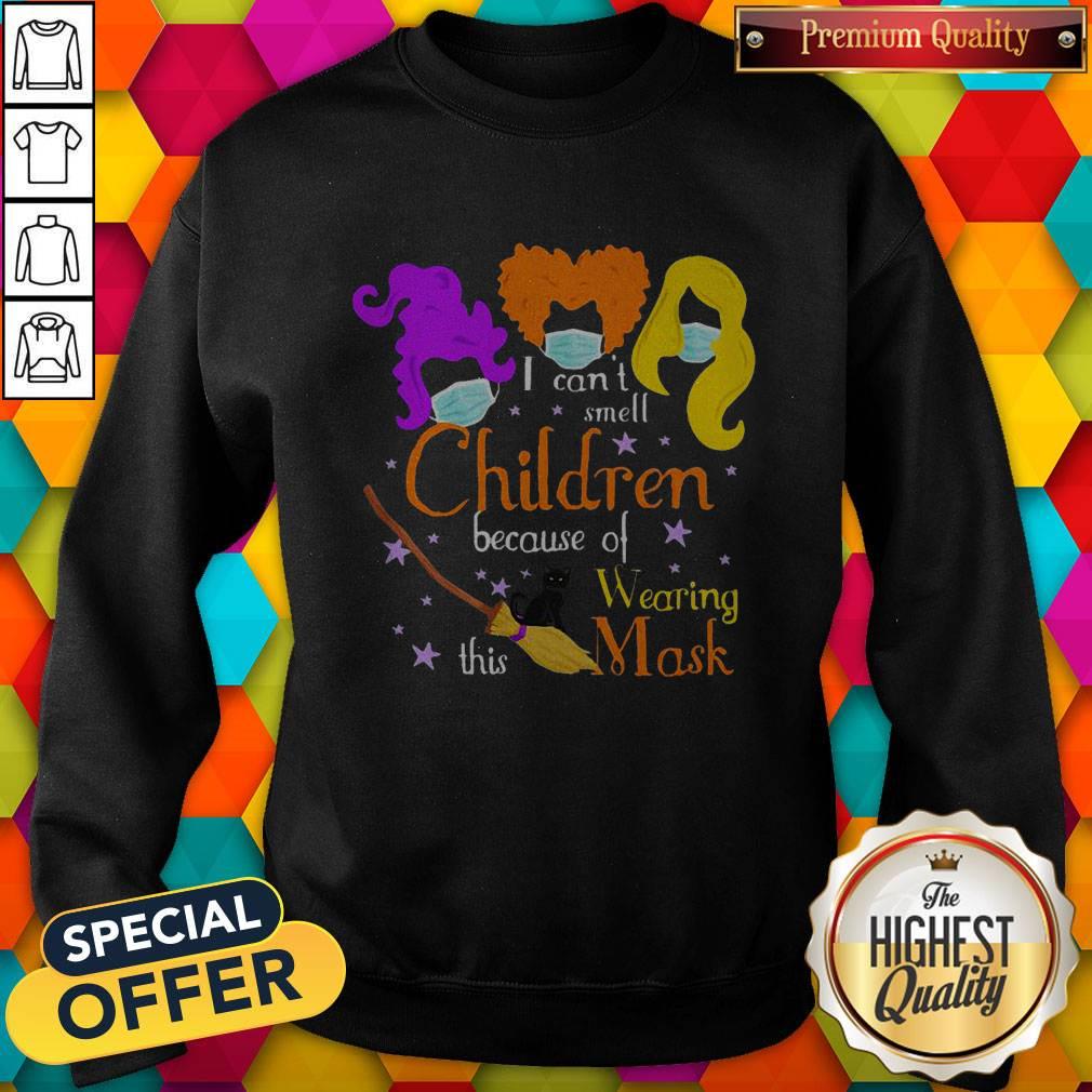 Hocus Pocus I Can’t Smell Children Because Of Wearing This Mask Shirt - Image 4