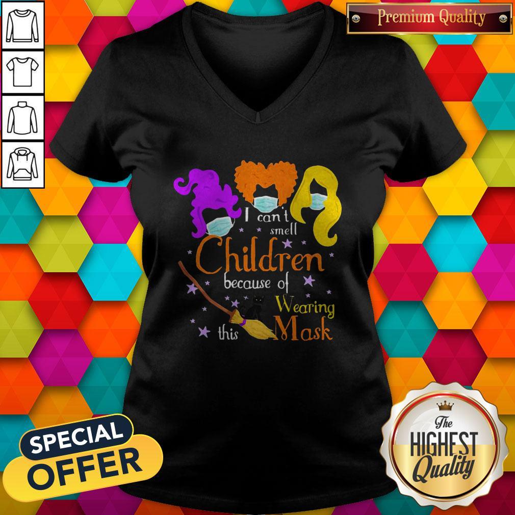Hocus Pocus I Can’t Smell Children Because Of Wearing This Mask Shirt - Image 2