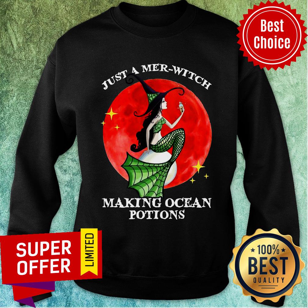 Just A Mer-witch Making Ocean Potions Shirt - Image 4