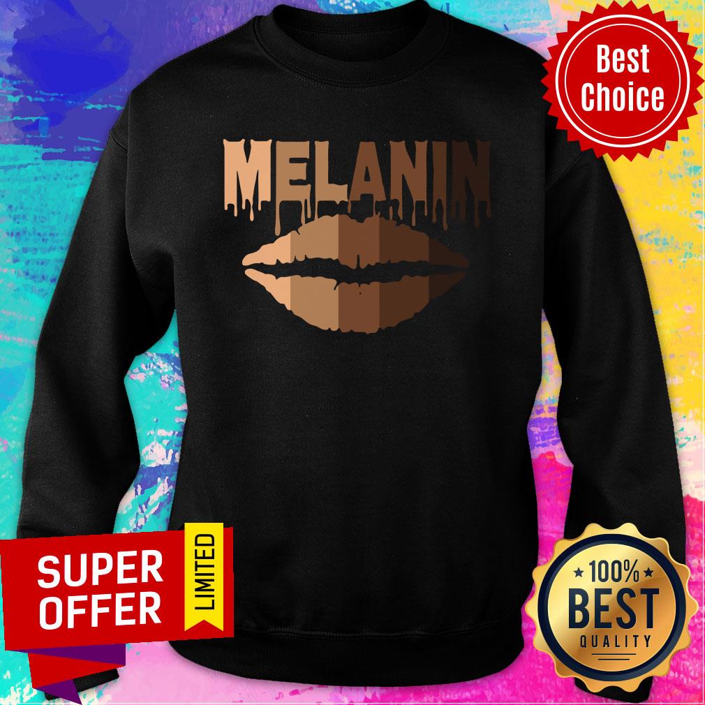 Lip Melanin Shades Black Pride Shirt - Image 5