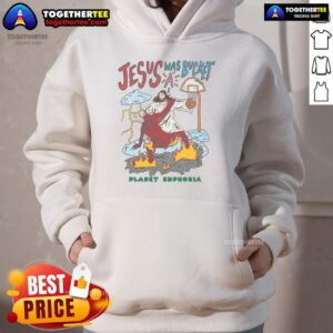 Alternative view of Premium Jesus Was A Bucket Jesus Basketball T-Shirt