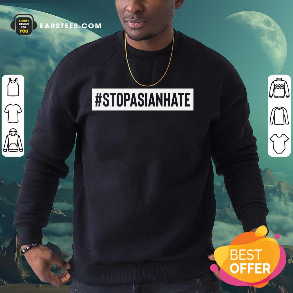 Hot Stop Asian Hate Surprised Shirt - Image 3