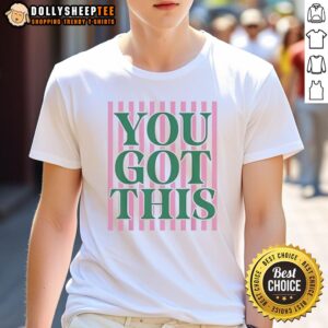 Awesome You Got This Test Day Teacher Matching State Stripes Funny T-Shirt