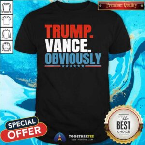 Official Trump Vance Obviously T-Shirt