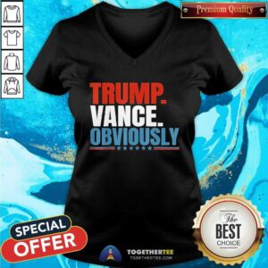 Alternative view of Official Trump Vance Obviously T-Shirt