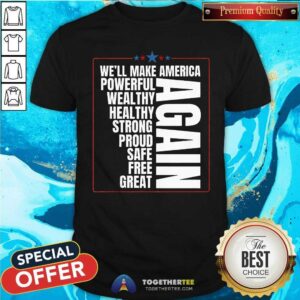 Original Trump Election 2024 Trump President Great Again T-Shirt
