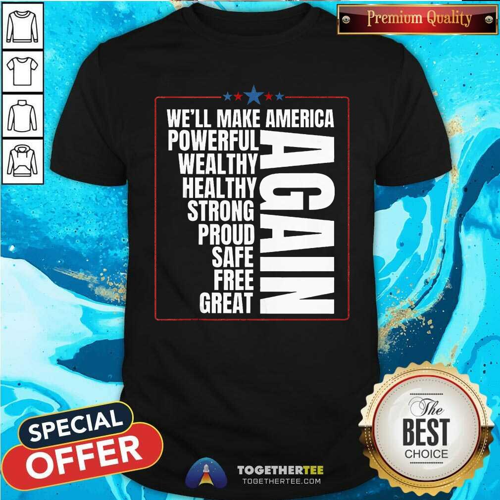 Original Trump Election 2024 Trump President Great Again T-Shirt