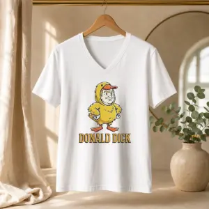 Alternative view of Official Donald Dick Parody Shirt