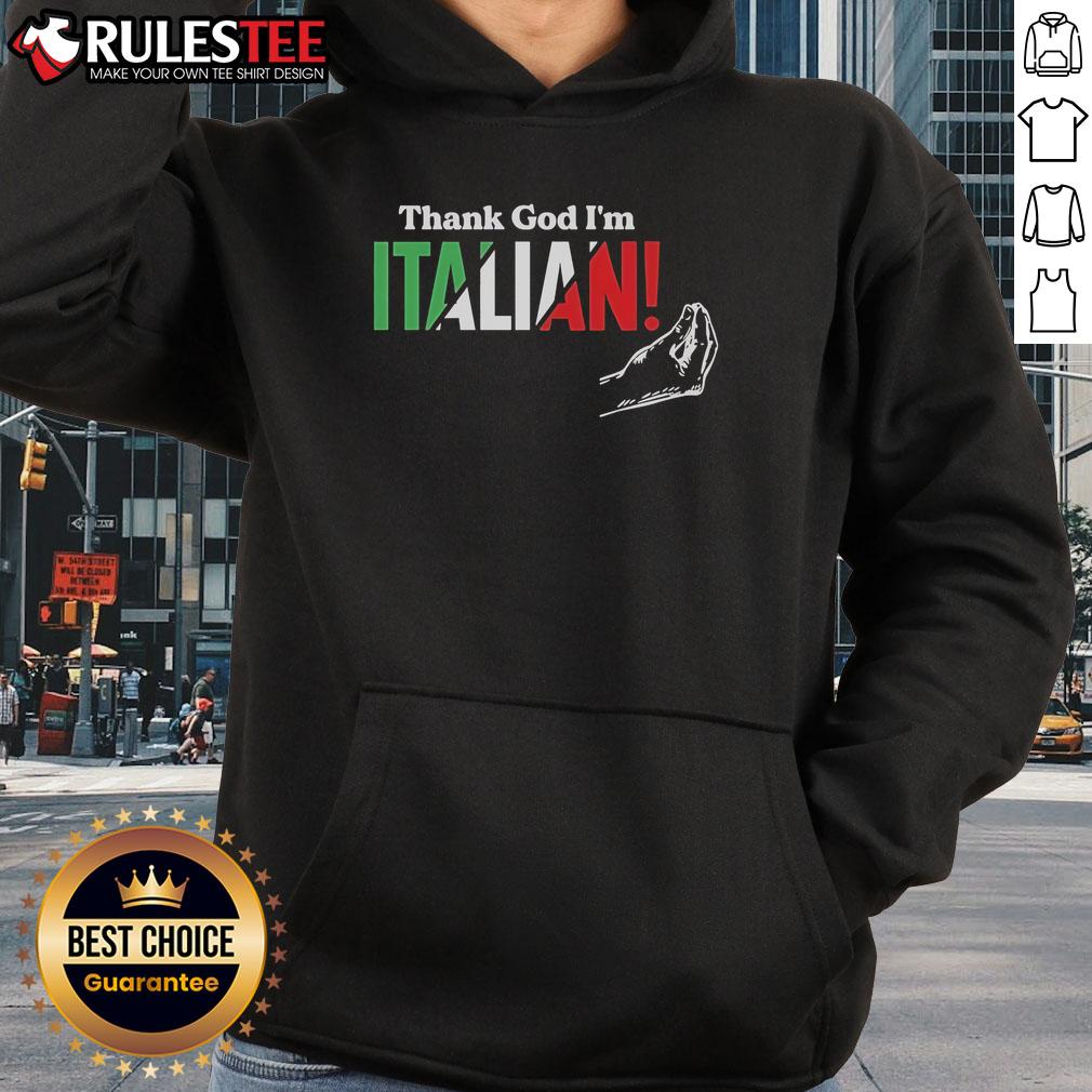 Official Thank God I'm Italian Hand T-Shirt - Image 2