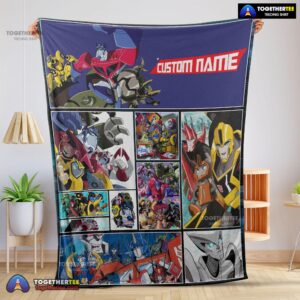 Official Transformers Animated Characters Blanket Fleece Customized Blanket