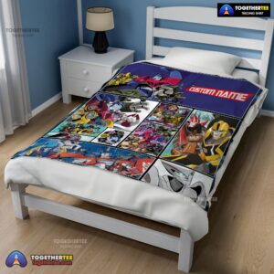 Alternative view of Official Transformers Animated Characters Blanket Fleece Customized Blanket
