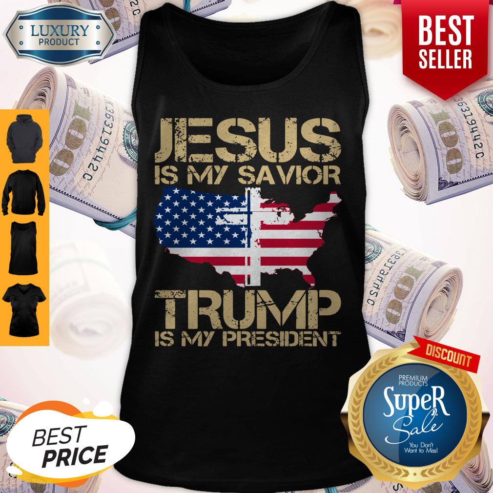 Jesus Is My Savior Trump Is My President Shirt - Image 4