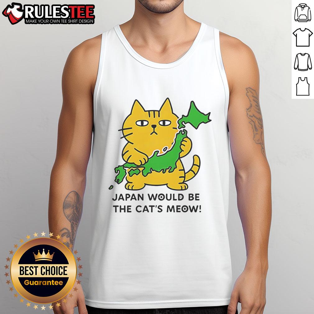 Cute Japan Would Be The Cat's Meow T-Shirt - Image 4