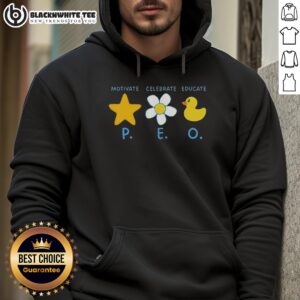 Alternative view of Official Motivate Celebrate Educate P.E.O T-Shirt