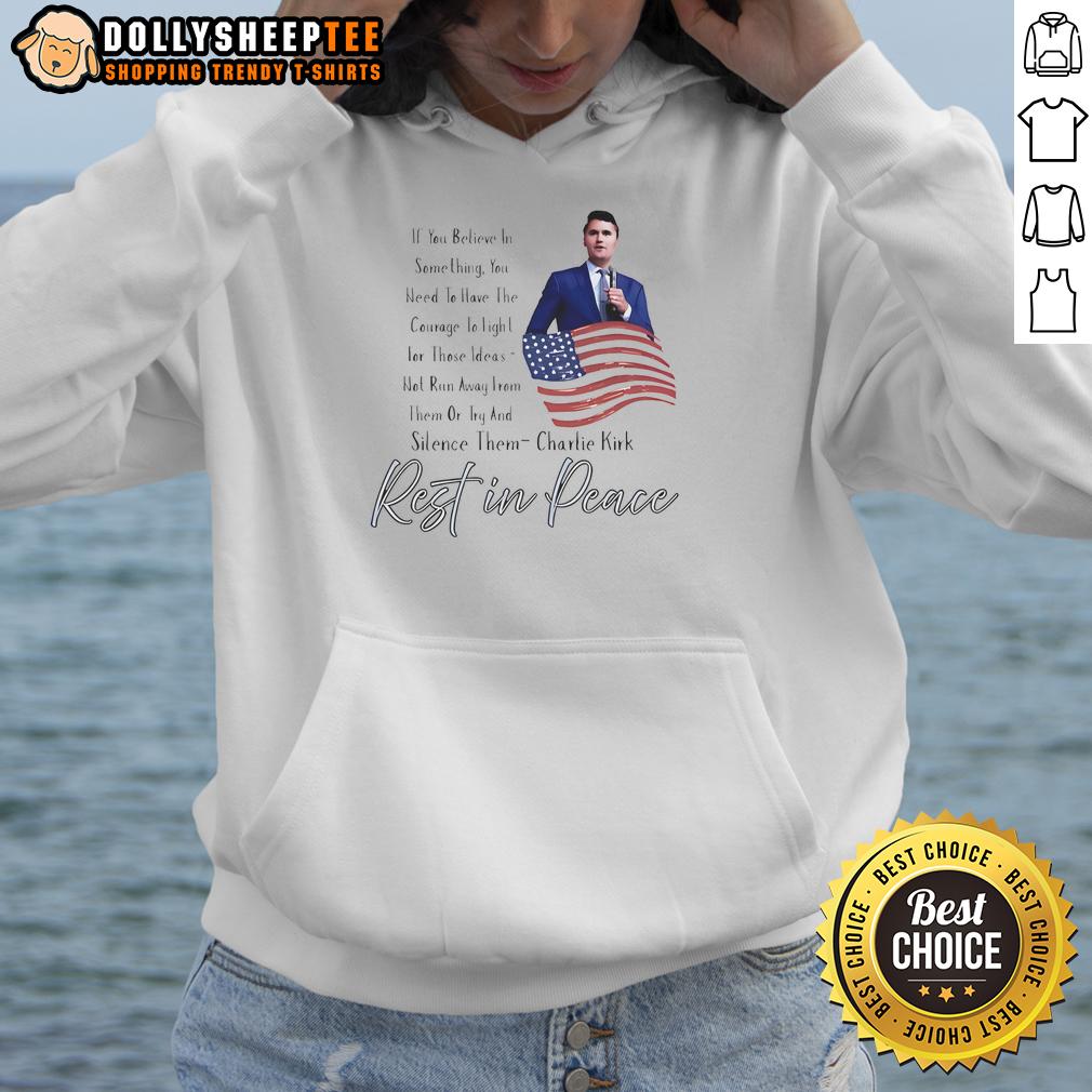 Premium Rememberence Patriot Charlie Kirk Rest In Peace T-Shirt - Image 2