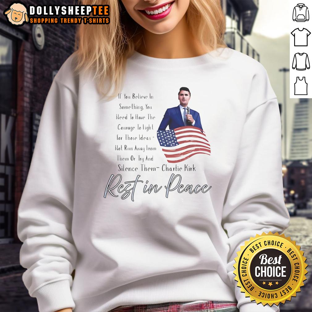 Premium Rememberence Patriot Charlie Kirk Rest In Peace T-Shirt - Image 5