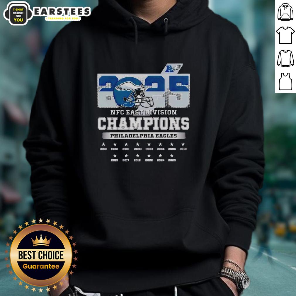 Good 2025 NFC East Division Champions Philadelphia Eagles T-Shirt