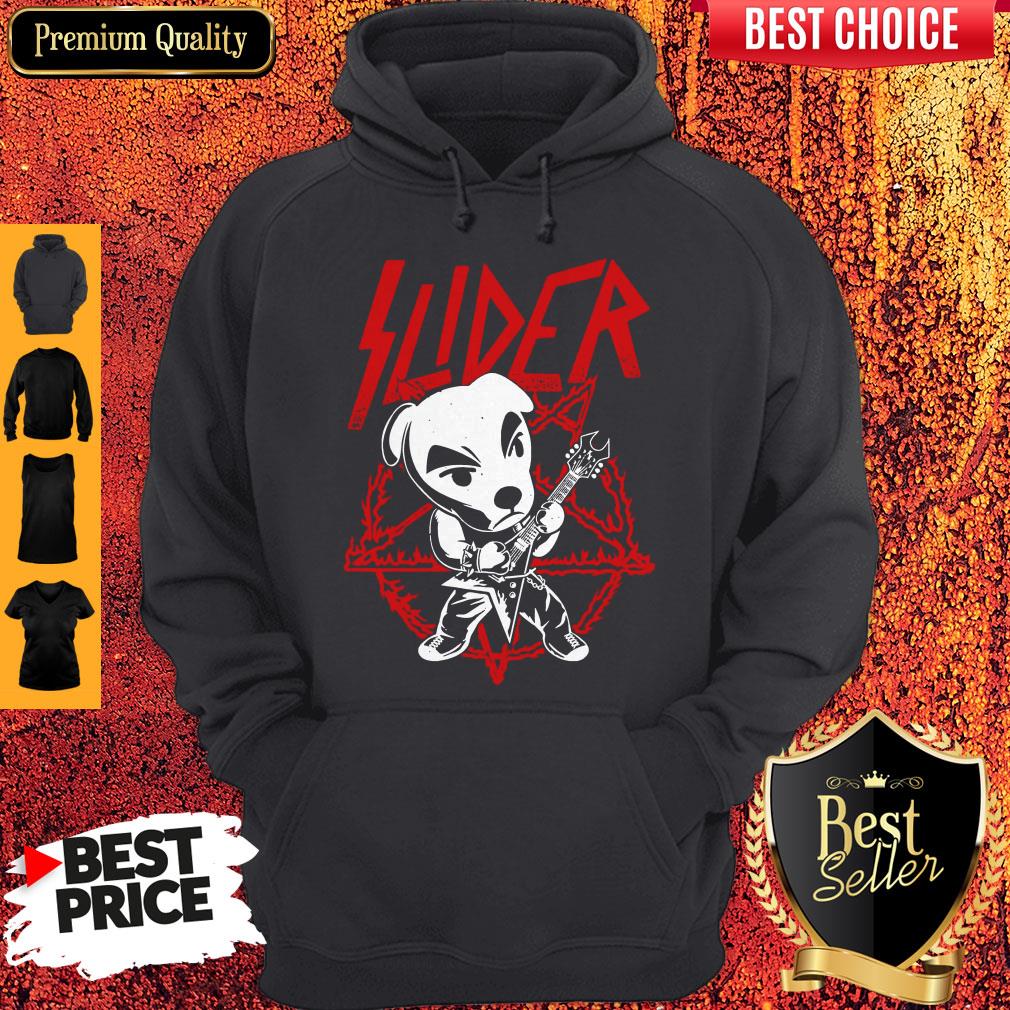 Cute Dog Play Guitar Slayer Shirt - Image 2