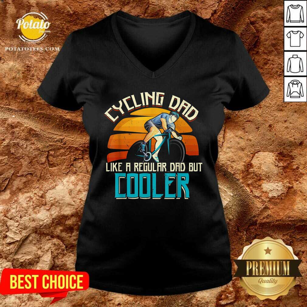 Cycling Dad Like A Regular Dad But Cooler Shirt - Image 2