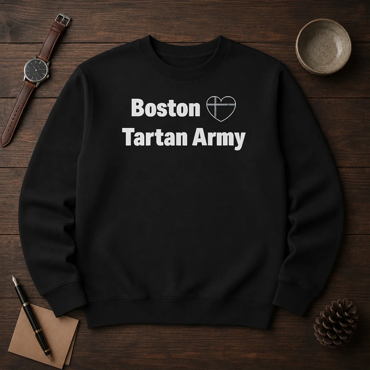 Nice Boston Tartan Army I Love Scotland Soccer National Team Supporters Shirt - Image 7