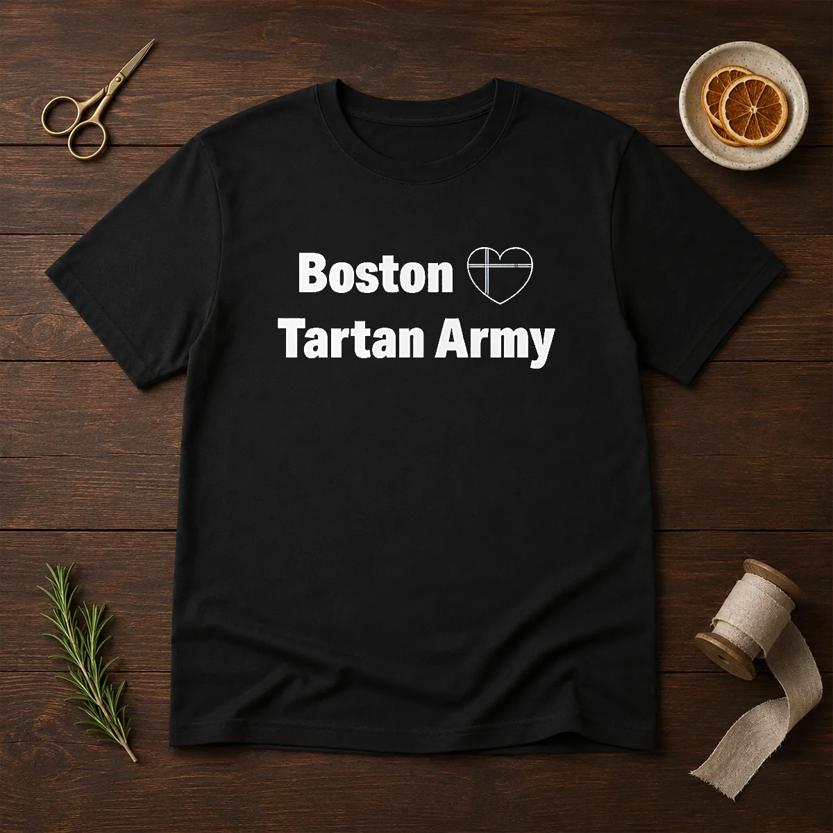 Nice Boston Tartan Army I Love Scotland Soccer National Team Supporters Shirt